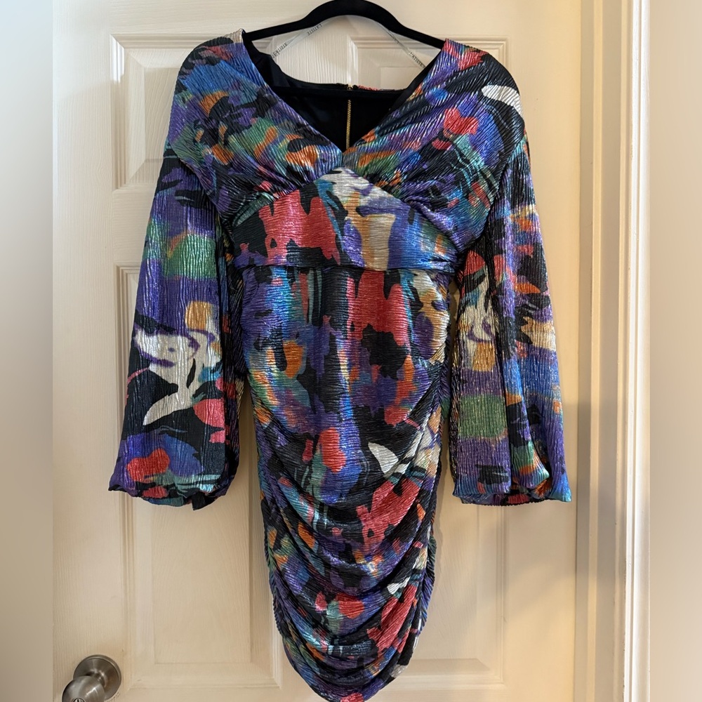 Metallic Mini Dress